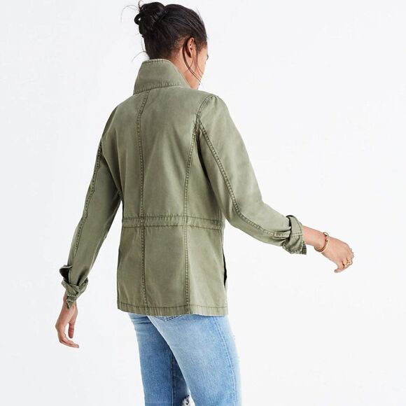 Madewell Fleet Jacket in Army Green Size Small - Picture 2 of 12